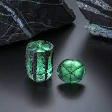 Trapiche Emerald - Rough & Polished Colorstones