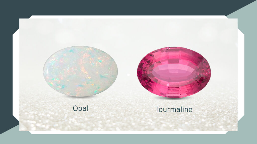 Birthstone of the Month (October): Opal & Tourmaline - IIG INDIA