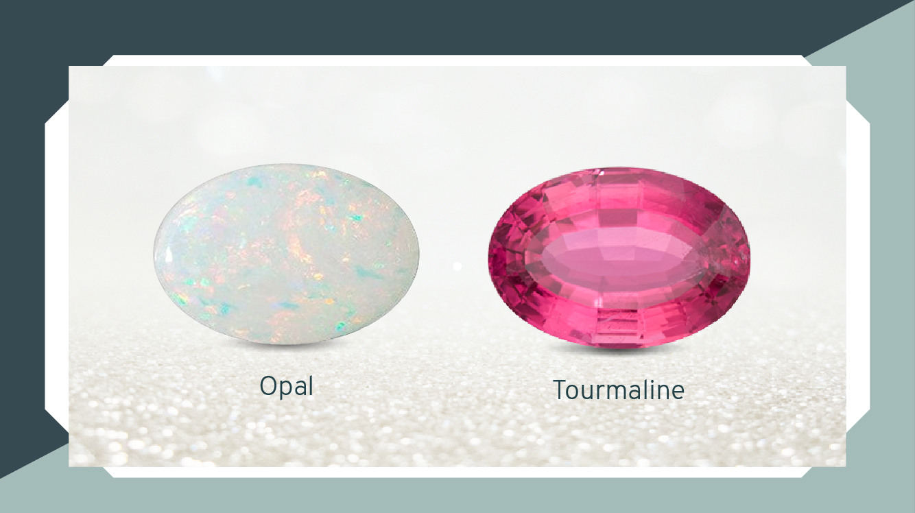 Birthstone Of The Month October Opal And Tourmaline Iig India