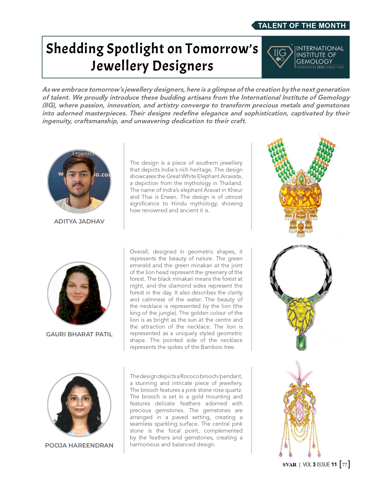 Master in Gems & Jewellery
