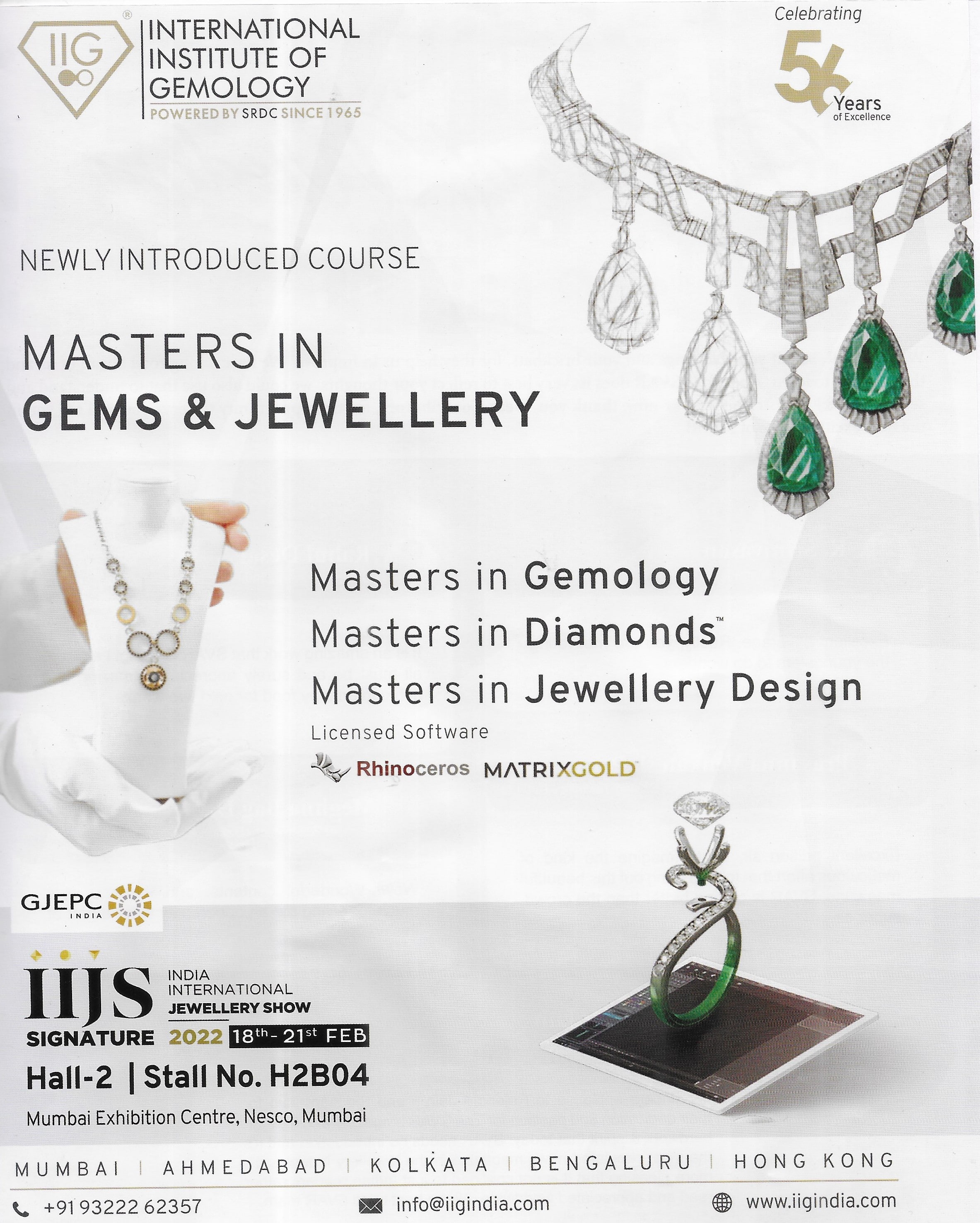Master in Gems & Jewellery