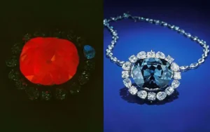 The Hope Diamond having the Red Fluorescence