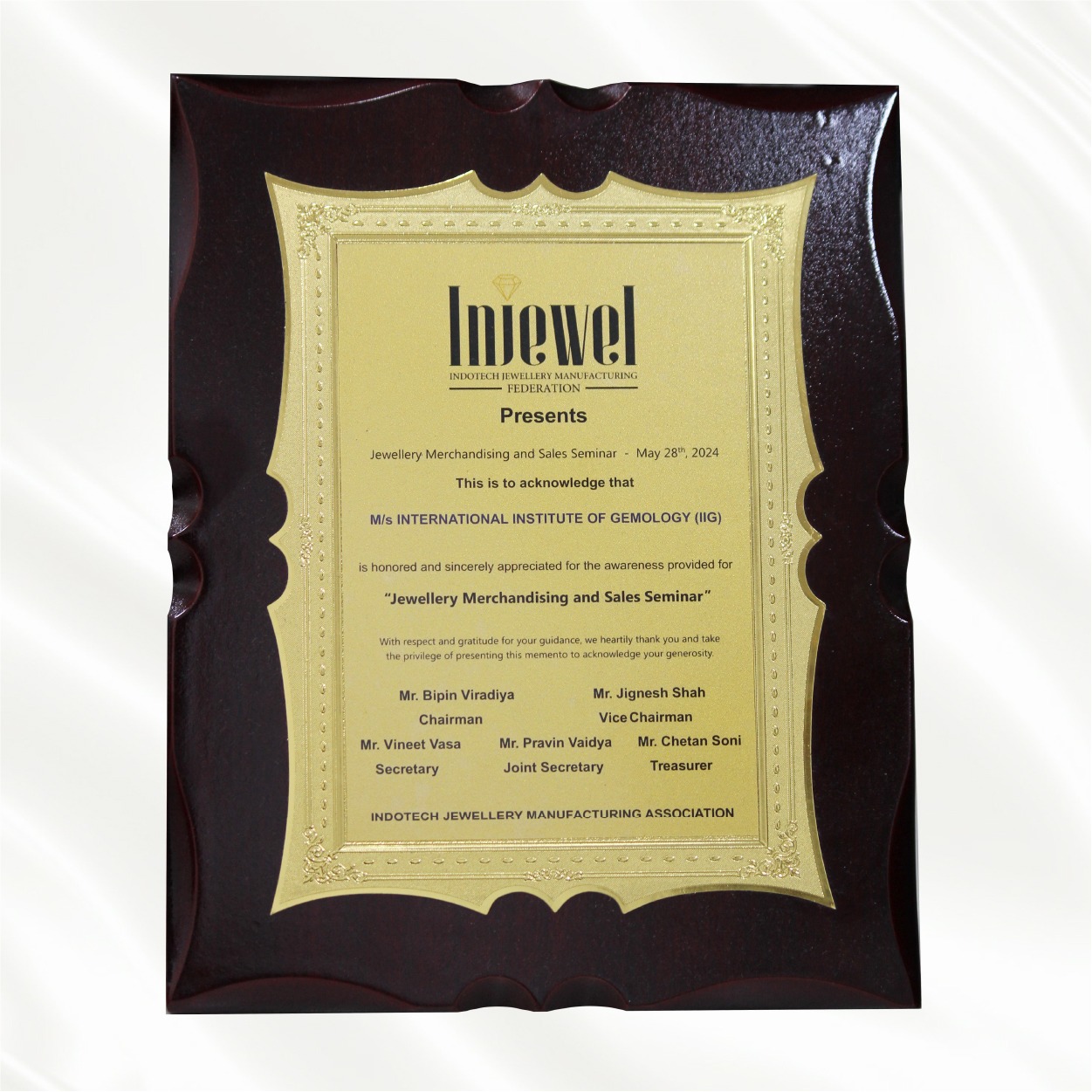 Injewel Indotech Jewellery Manufacturing Federation