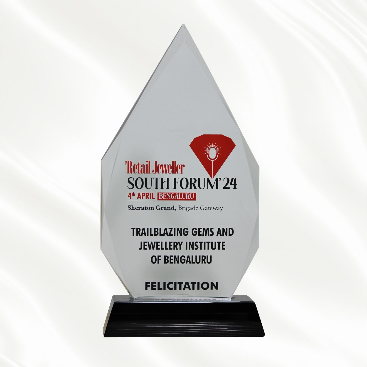 Trailblazing Gems & Jewellery Institute of Bengaluru - Retail Jeweller Award South Forum ’24