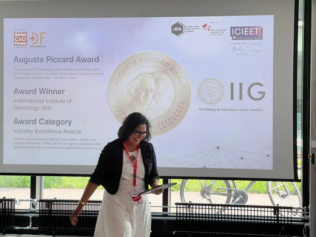 Industry Excellence Award at the Auguste Piccard Awards
