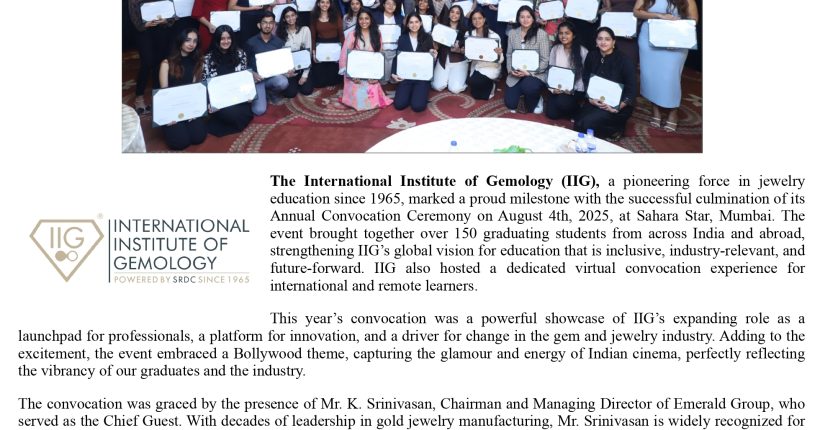 5.IIG's Annual Convocation in Mumbai