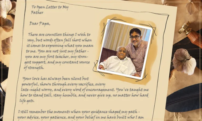 An Open Letter to My Father