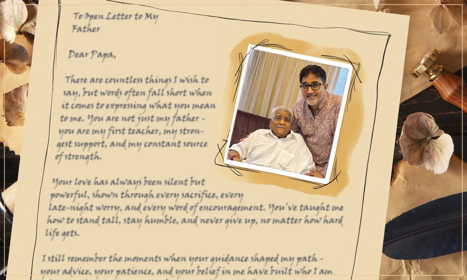 An Open Letter to My Father