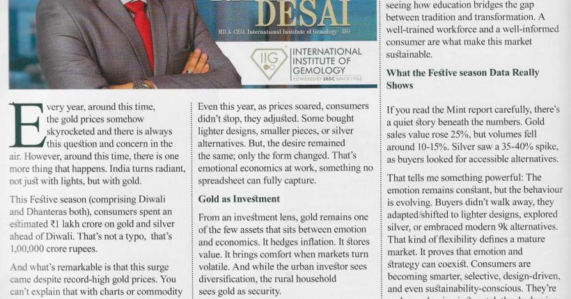 1 Gold Rush or Emotional Reset, What this festive season taught us