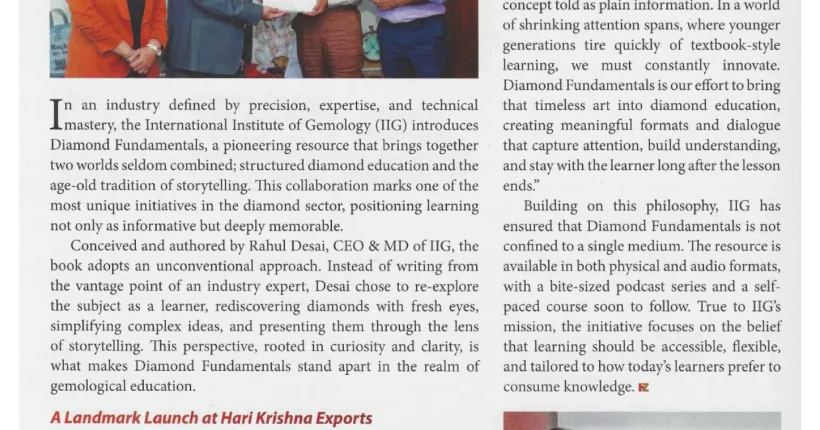 4.IIG Demonstrates the future of industry -ready Education at Jaipur jewelry show 2025